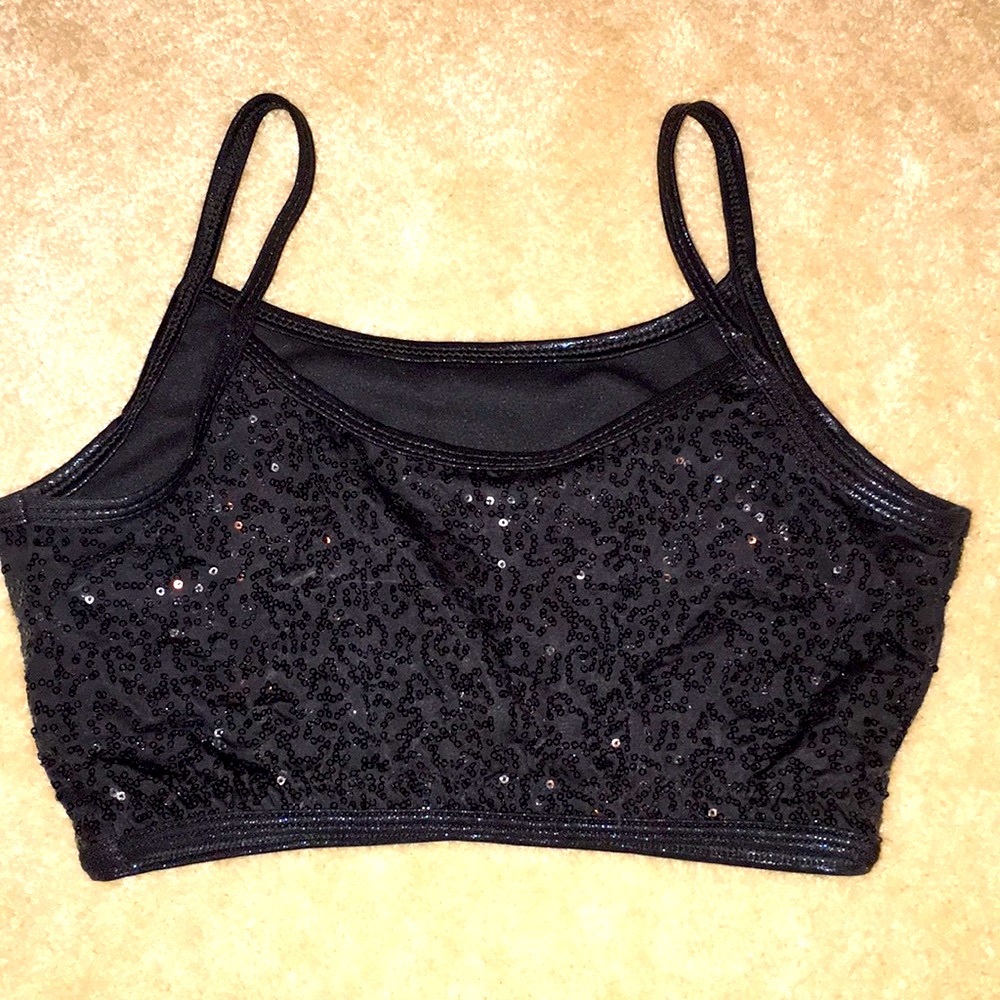 Sequin Crop Top